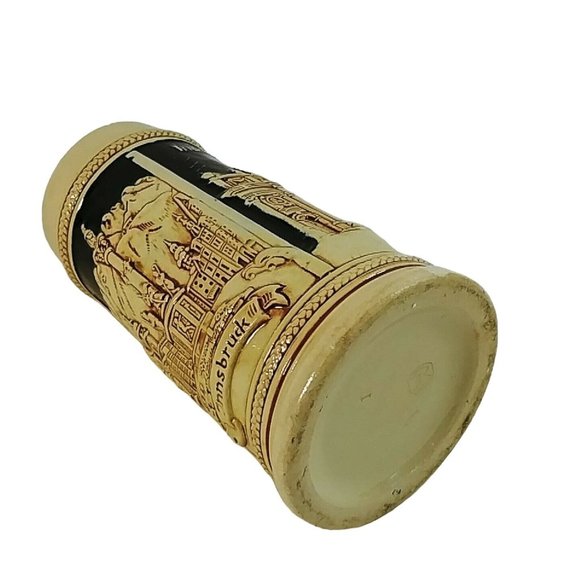 Beer Mug Stein Innsbruck with Goldenes Dachl Triumphpfore Buildings 7" Tall - Picture 9 of 12